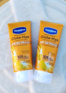 2 Pack ❤️ Vaseline Gluta-Hya Sunscreen 🌞