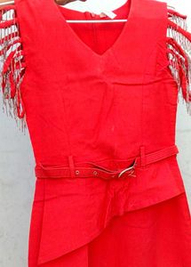 Red ♥️ Hot Dress For Party Or Any Occasion