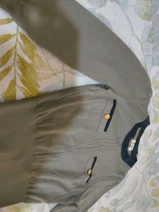 Elegant Olive Green Knit Top