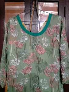 Floral Print Kurta
