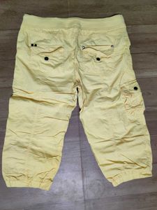 Yellow Capris Pants