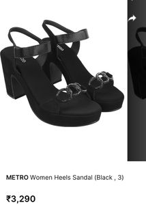 Metro Black Platform Heels