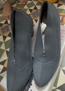 Elegant Blue Comfort Heels