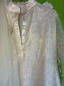 White Sequin Suit