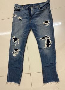 Ripped Denim Jeans