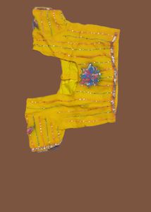 Yellow Blouse with Embellishments