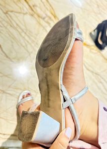 Silver Flats &amp; Sandals