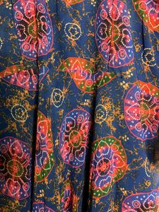 Boho Paisley Print Long Sleeve Dress