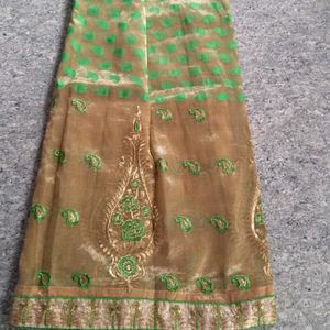 Embroidered Fabric Piece
