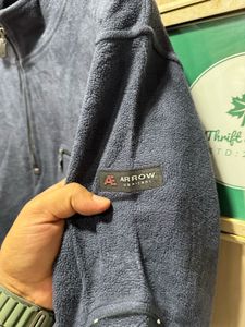 Arrow USA Quarter Zip Navy Fleece