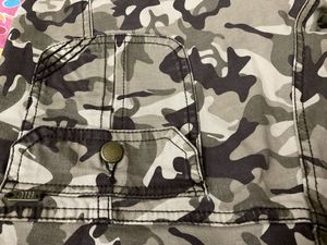 Camouflage Cotton Shorts