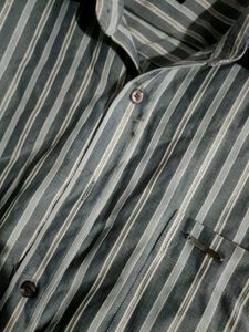 striped branded shirt