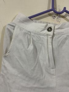 White Cotton Pants