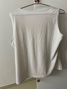 White Embellished Top