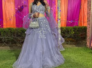 Elegant Lavender Lehenga Choli❤️