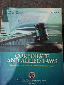 Corporate and Allied Laws Book