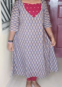 AJRAK Cotton Patch Work Kurti
