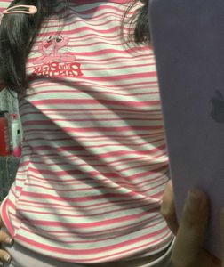 Pink Panther Striped Tee