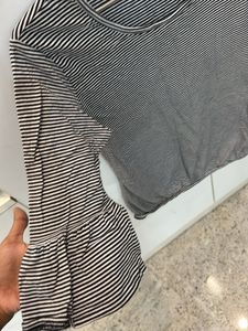 Striped Bell Sleeve Top
