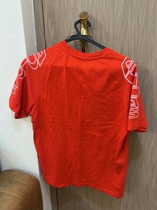 Adidas Red Graphic Tee
