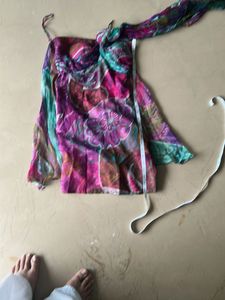 Floral  Print Off ShoulderDress