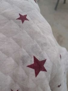 White Star Print Hoodie/ Sweat Shirt