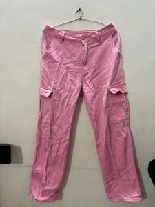 Pink Cargo Pants