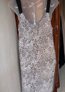 Leopard Print Slip Dress