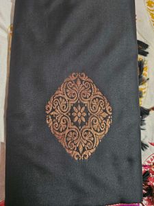 Black Soft Silk Saree