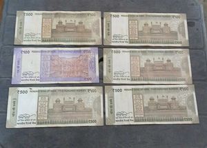 Five Hundred &amp; 100 Rs Vip &amp; Semi Vips Number Notes