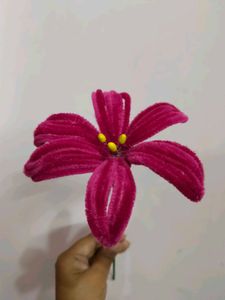 Handcrafted Pipecleaner Lily For Decor Nd Gifting