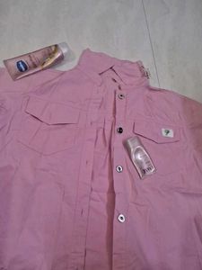 Pink Casual Shirt