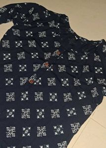 Awesome Navy Blue Kurti