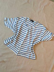 Striped Button-Up Top