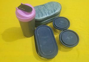 Lunch Box Set with shakers