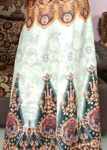 Elegant Multicolor Floor Length Gown For Teen