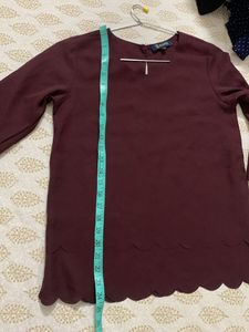 Dark Maroon Top