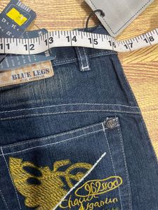 Blue Legs Denim Baggy Jeans