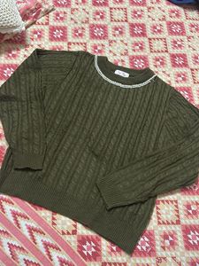 Olive Green Sweater