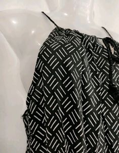 Black Nd White Jumpsuit