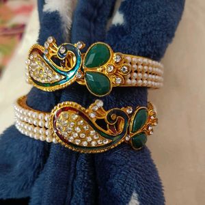 Peacock Bangle Set