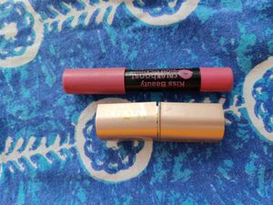 2 Lipstick Combo Red &amp; Purple