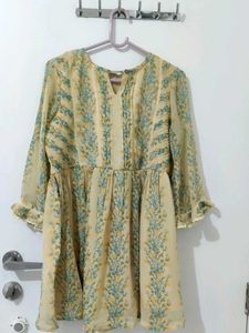 Max Floral Yellow Tunic
