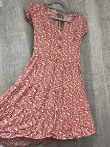 Floral Button-Up Dress