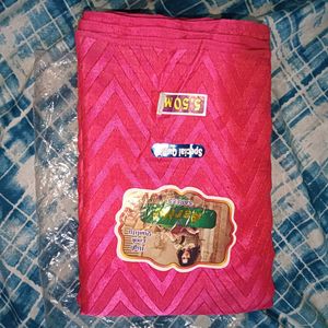 Pink Patterned Saree