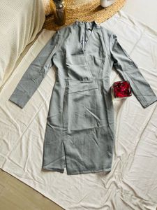 Elegant Grey Dress
