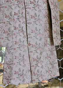 Floral Patterned Overcoat