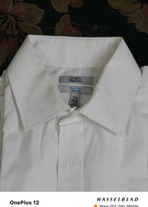 2 American Brand Men&#39;s White Button Down Shirts 42