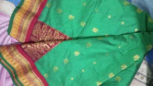 Green Silk Saree