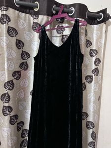 Black Velvet Dress